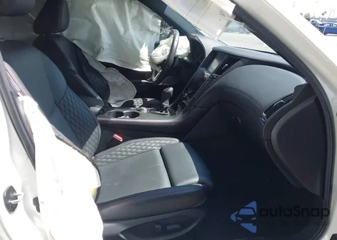 2021 Infiniti Q50 Red Sport 400 из США, поврежденный, VIN JN1FV7DP8MM850620